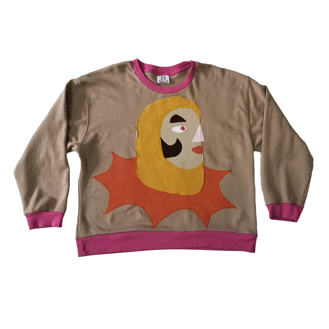 Crewneck beige visage