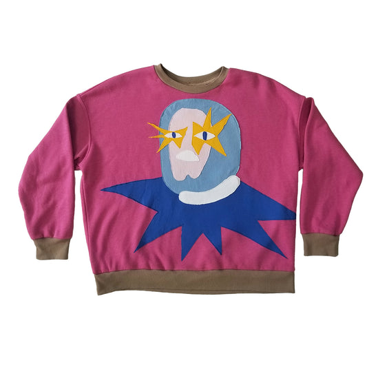 Crewneck Rose visage