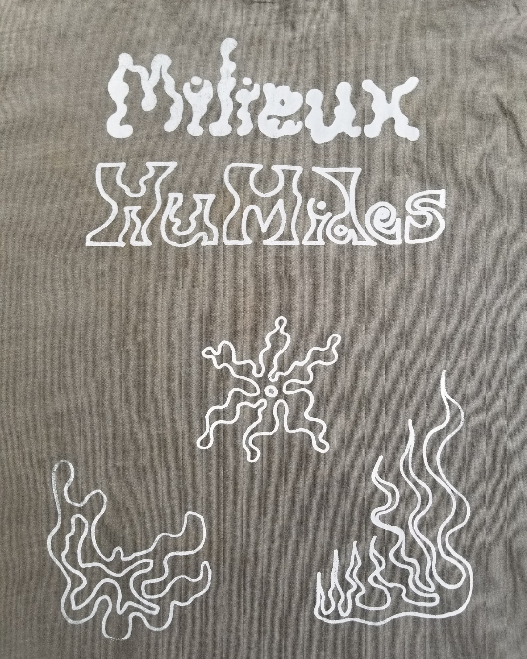 Milieux Humides-Tshirt Brun XL