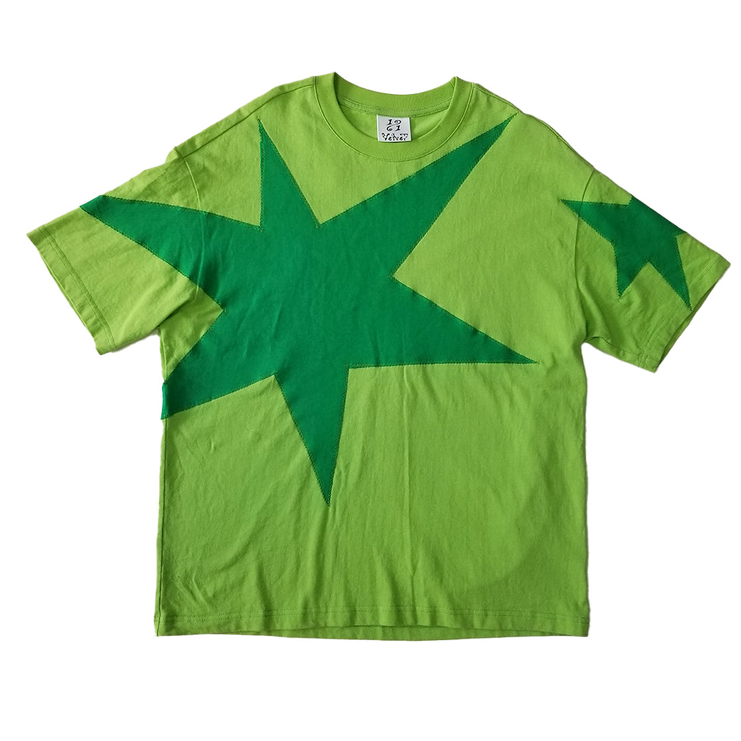 T-shirt étoile vert