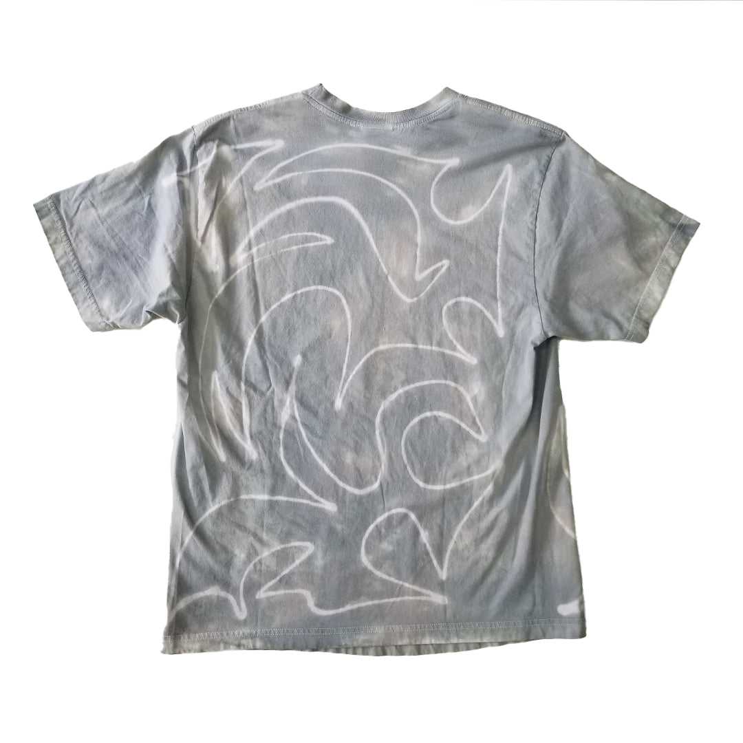 T-shirt teint gris