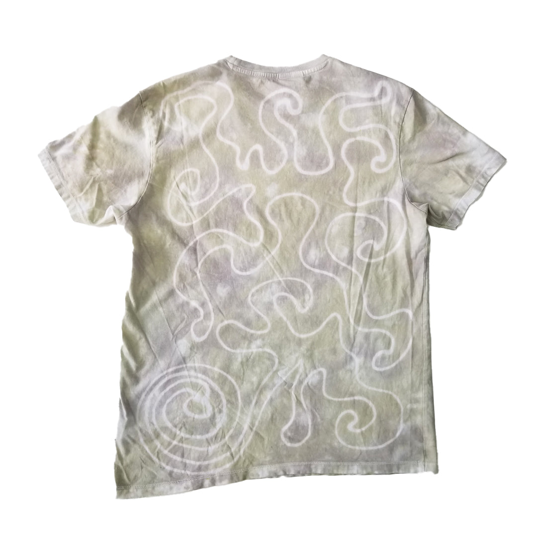 T-shirt teint vert